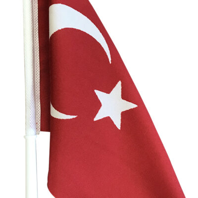 BOT BAYRAK DİREĞİ PLASTİK 35 CM BAYRAKLI