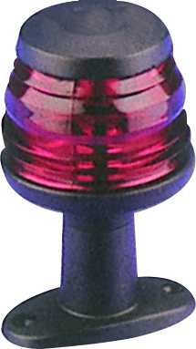 TEPE LAMBASI SİYAH AYAKLI KIRMIZI 12 V LED