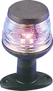 TEPE LAMBASI SİYAH AYAKLI BEYAZ  12 V LED