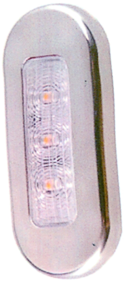 MERDİVEN LAMBASI MAVİ 24 V LED KROM ÇERÇEVELİ