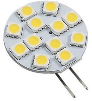 12 LED'Lİ G4 AMPÜL YAN GÜN IŞIĞI 9-30 V