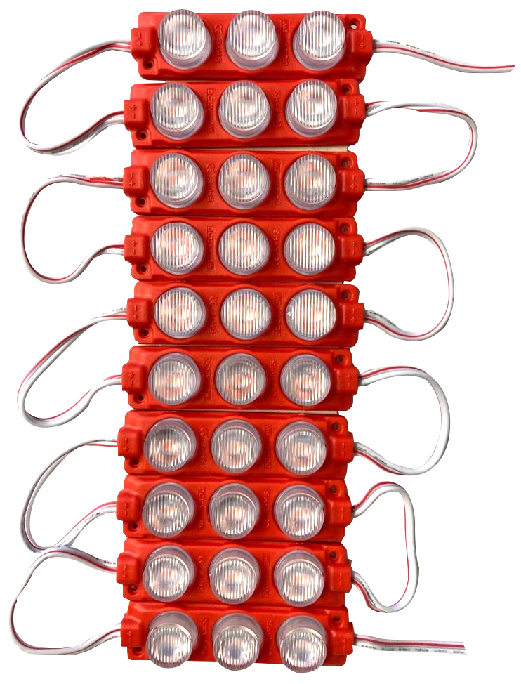 PARMAK LED KIRMIZI 10'LU 12 V