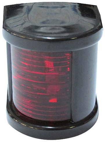 KÜÇÜK SEYİR FENERİ SİYAH İSKELE   12 V LED