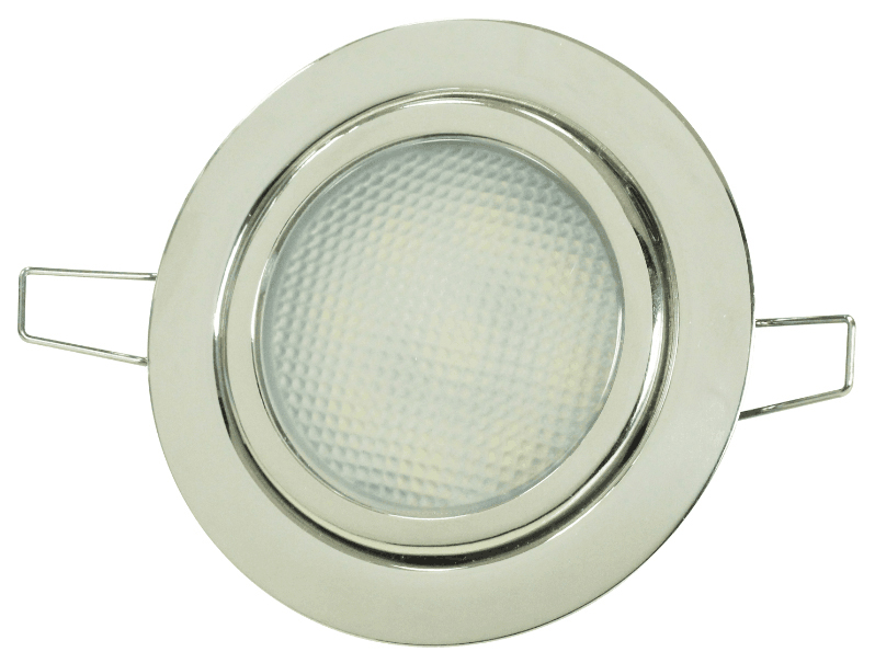 KROM GÖMME SPOT 24 V GÜN IŞIĞI   9 LED YAYLI
