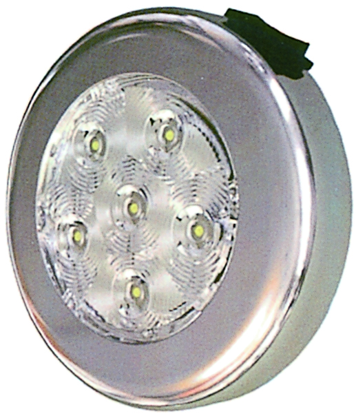 KROM TAVAN LAMBASI 6 LED 12 V GÜN IŞIĞI