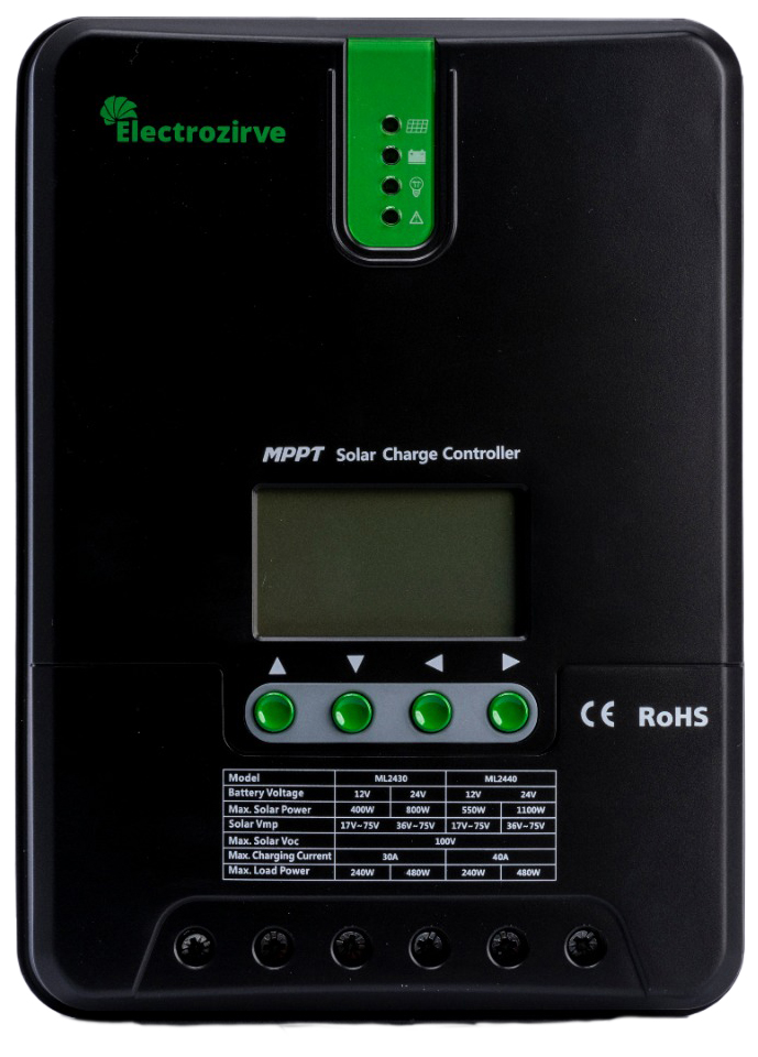 ELECTROZİRVE MPPT ML2440 EKRANLI