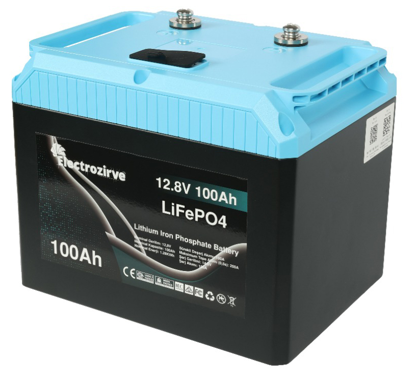 ELECTROZİRVE LİFEPO4 LİTHYUM AKÜ 100 Ah