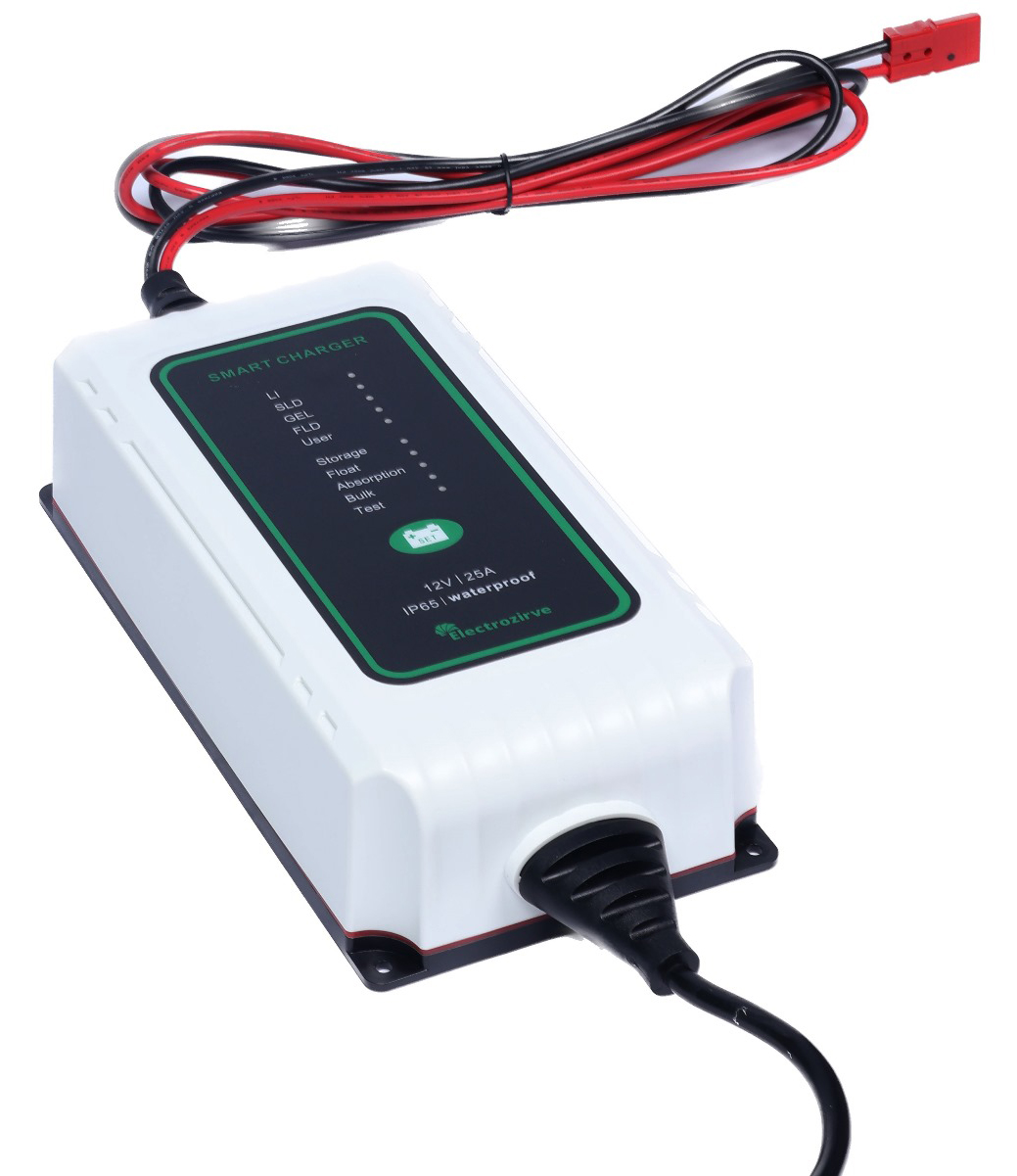 ELECTROZİRVE AC SERİSİ AKÜ ŞARJ CİHAZI 12V 25 AMPER
