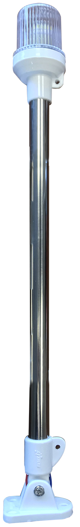 IŞIKLI BAYRAK DİREĞİ BEYAZ 50 CM