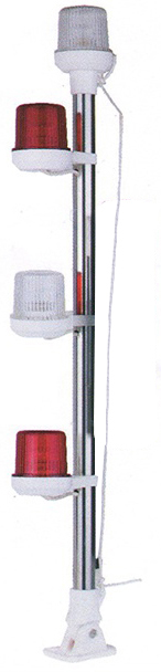 IŞIKLI BAYRAK DİREĞİ ARIZA FENERLİ 72 CM