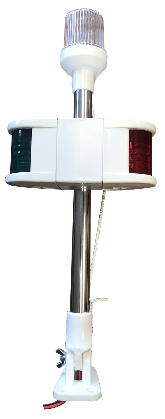 IŞIKLI KOMBİNE BAYRAK DİREĞİ 40 CM AMPÜL