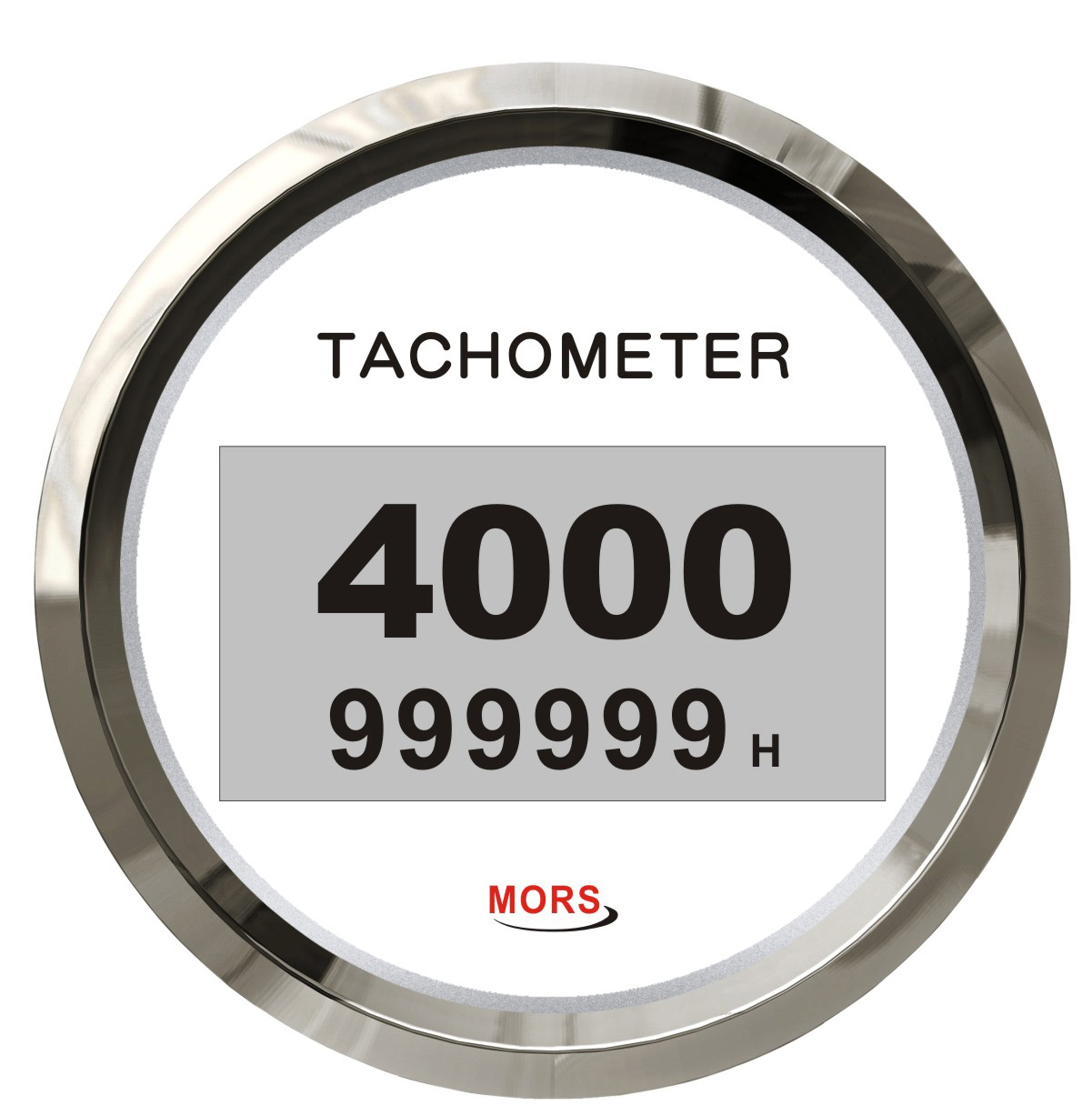 DİJİTAL DEVİR GÖSTERGESİ 4000 RPM 12-24V BEYAZ