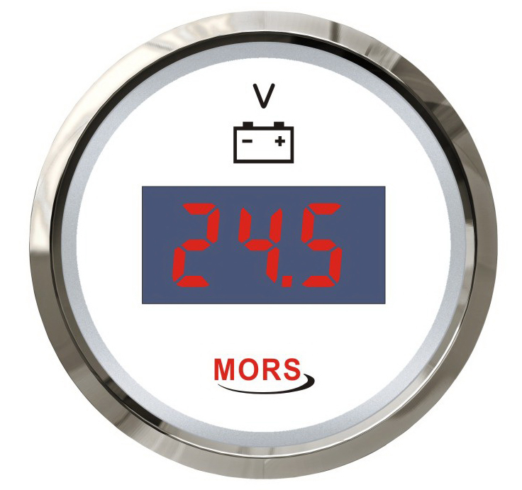 DİJİTAL VOLTMETRE 12-24V BEYAZ