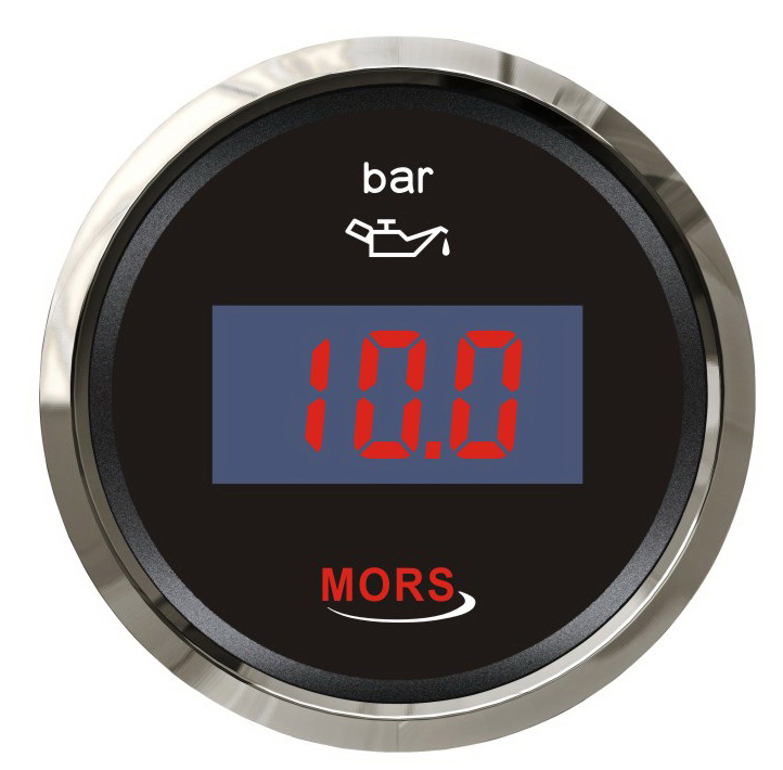 DİJİTAL YAĞ GÖSTERGESİ 10 BAR 12-24V SİYAH