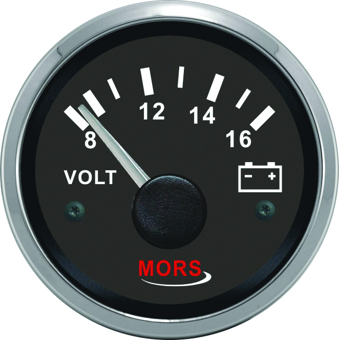 VOLTMETRE 24 V SİYAH