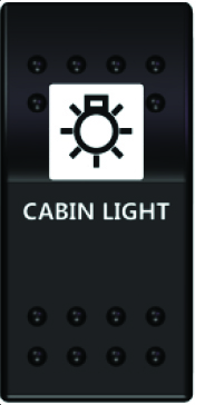 SWITCH ON-OFF KABİN LAMBASI 12/24 V