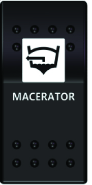 SWITCH ON-OFF MACERATÖR 12/24 V