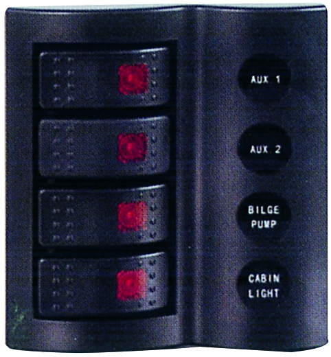 BFY 4'LÜ  SWITCH PANEL B.S