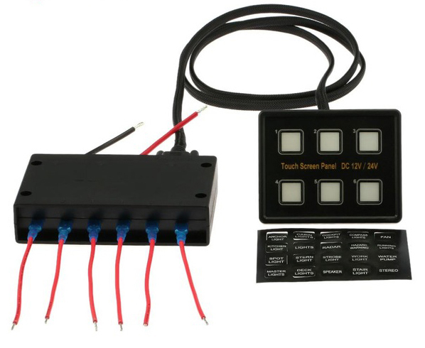 BFY DOKUNMATİK SWITCH PANEL 6'LI