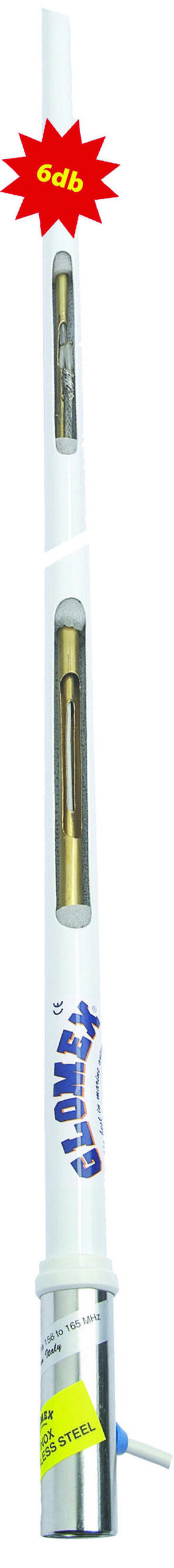 VHF TELSİZ ANTENİ RA 1225 FİBERGLAS/2.4 MT