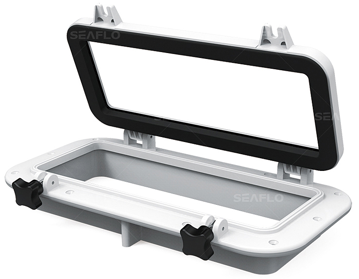 SEAFLO PLASTİK LUMBOZ DİKDÖRTGEN 20X40 CM BEYAZ