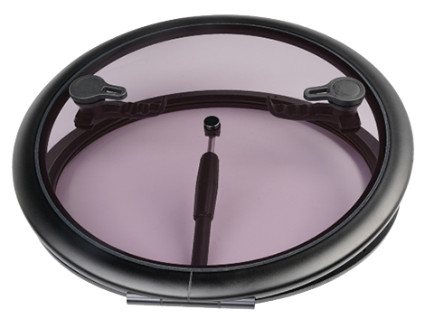 SEAFLO SİYAH ALÜMİNYUM HATCH YUVARLAK 59 CM