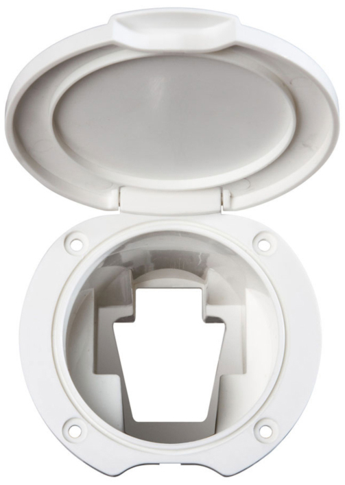 PLASTİK KAPAKLI DUŞ YUVASI AÇILI ÇAP:70MM