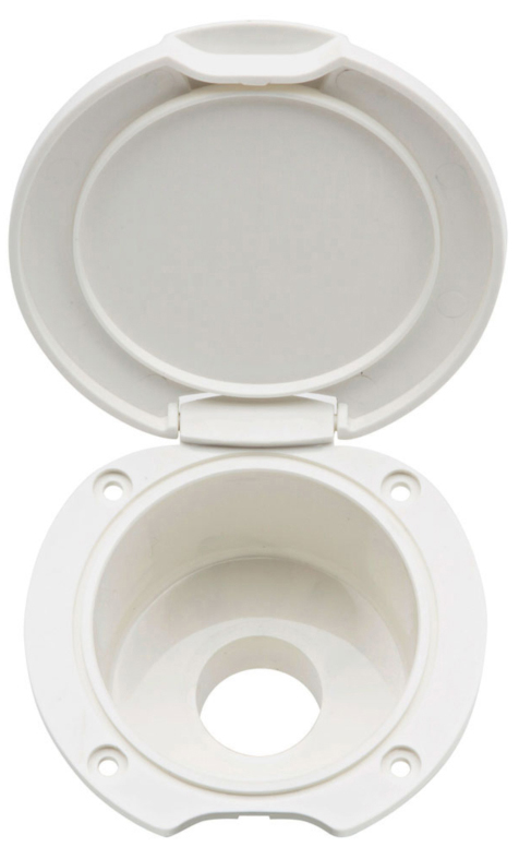 PLASTİK KAPAKLI DUŞ YUVASI  DÜZ ÇAP:70MM