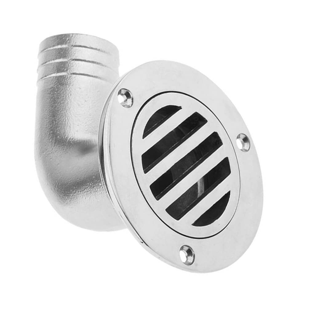 YER SÜZGEÇİ DİRSEKLİ KROM 38 MM