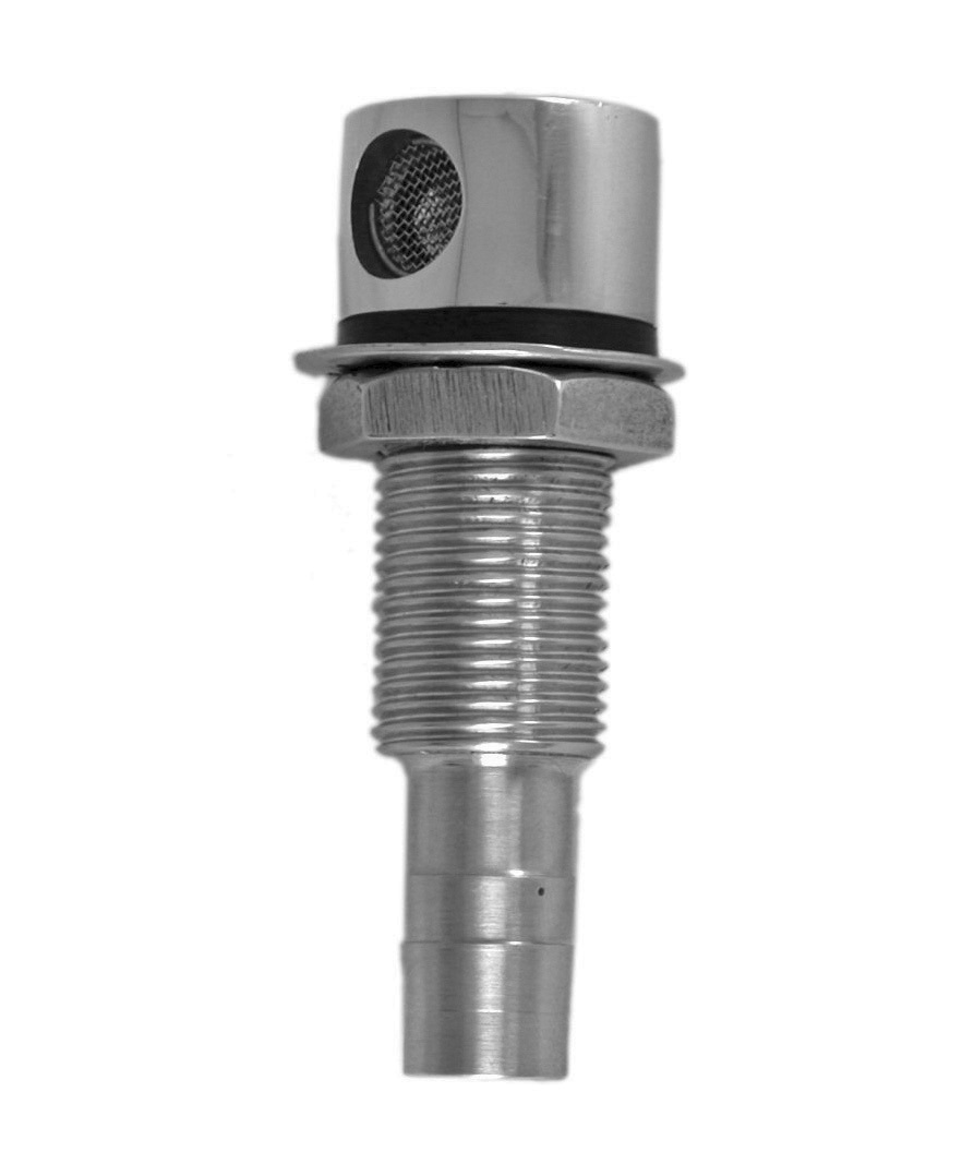 HAVA FİRARI DÜZ 5/8" KROM