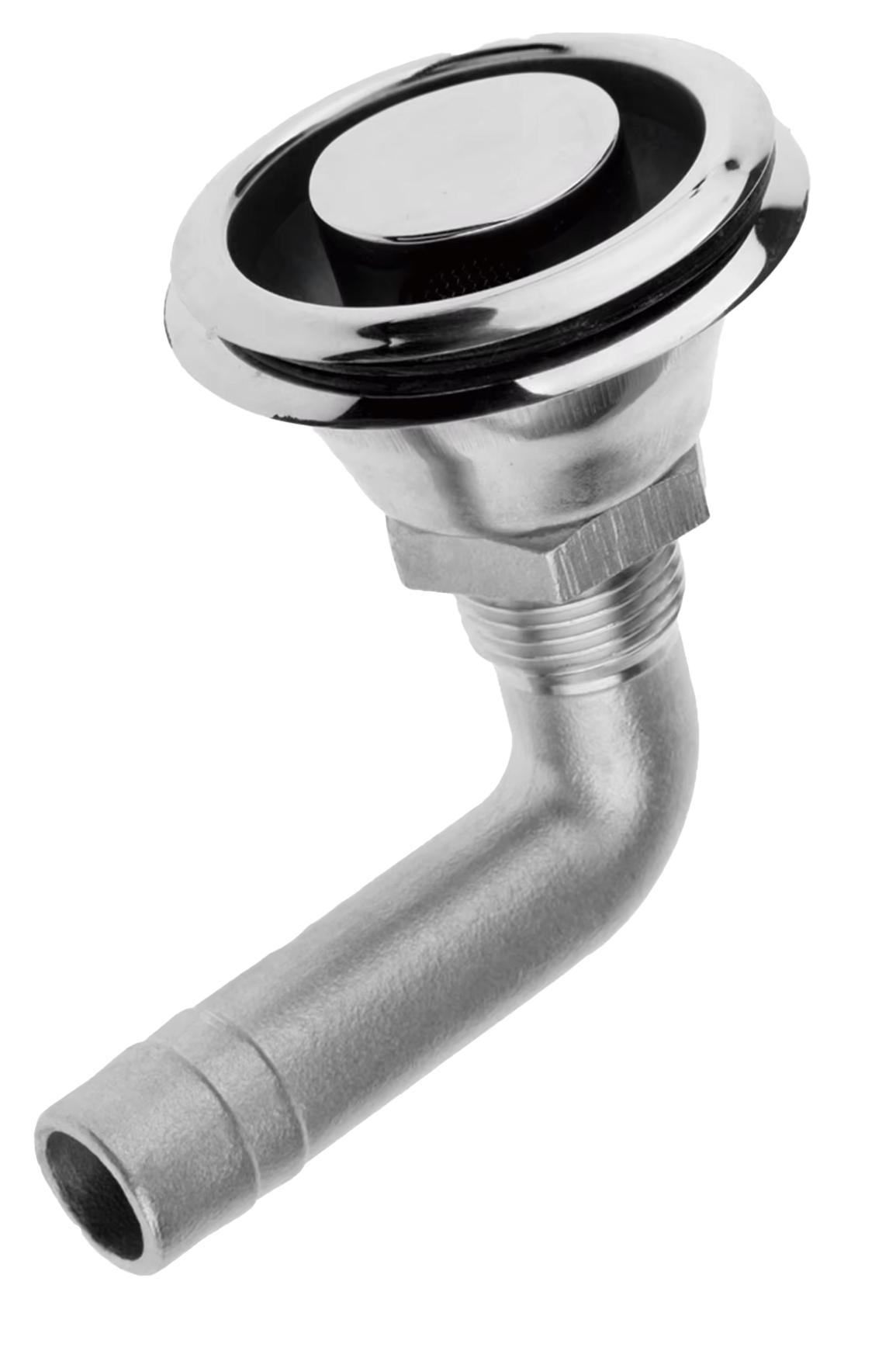 HAVA FİRARI FLANŞLI DİRSEK 3/4" KROM
