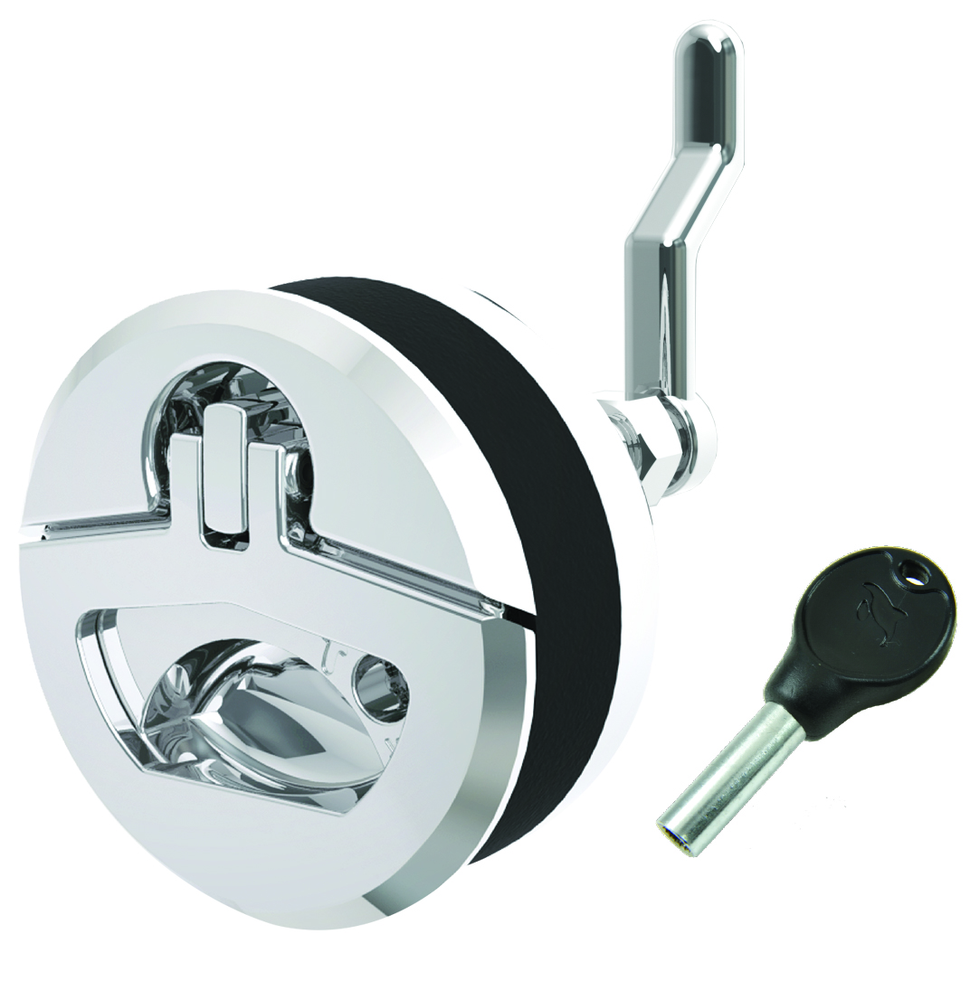 MOTOR KAPAĞI KULPU YUVARLAK KİLİTLİ