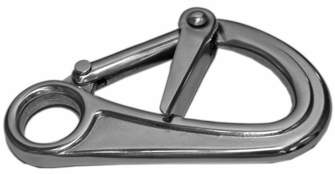 KROM KARABİNA ÇİFT EMNİYELİ BOY:110 MM