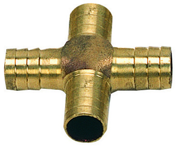 DÖRTLÜ HORTUM EKİ SARI 12 MM