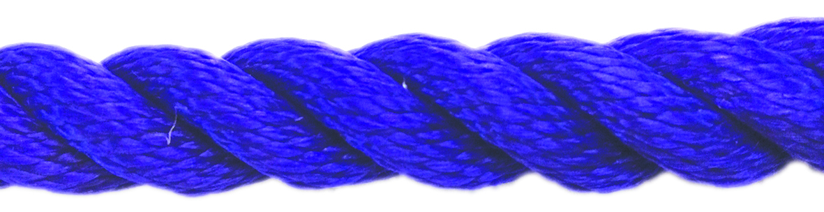 YÜZER HALAT 3 KOLLU 24 MM MAVİ