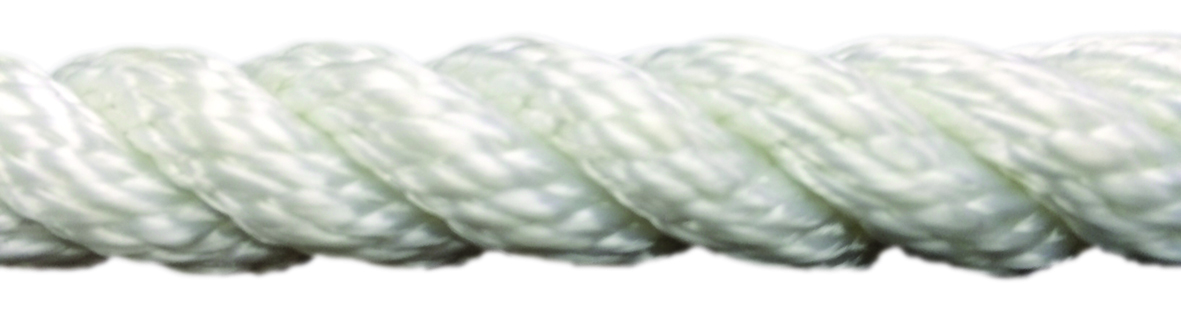 POLYESTER HALAT 3 KOLLU 12 MM BEYAZ