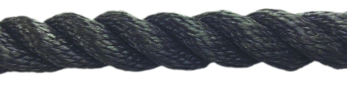 POLYESTER HALAT 3 KOLLU 12 MM SİYAH