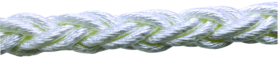 POLYESTER HALAT 8 KOLLU 24 MM BEYAZ