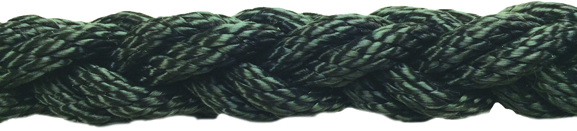 POLYESTER HALAT 8 KOLLU 16 MM SİYAH