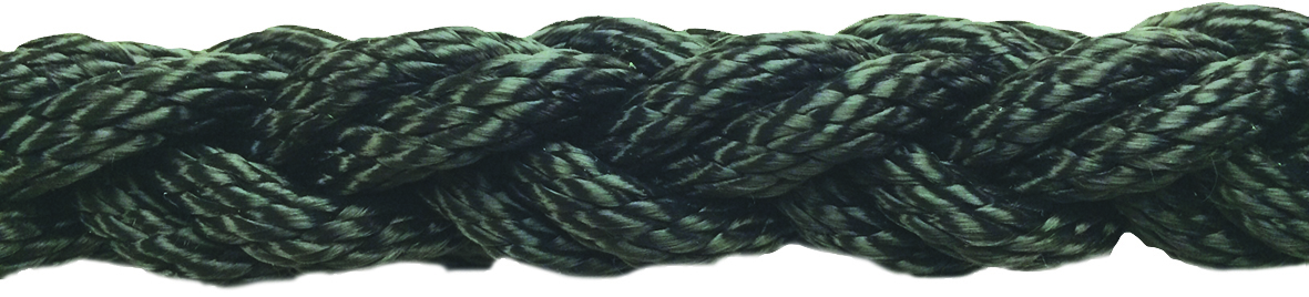 POLYESTER HALAT 8 KOLLU 20 MM SİYAH