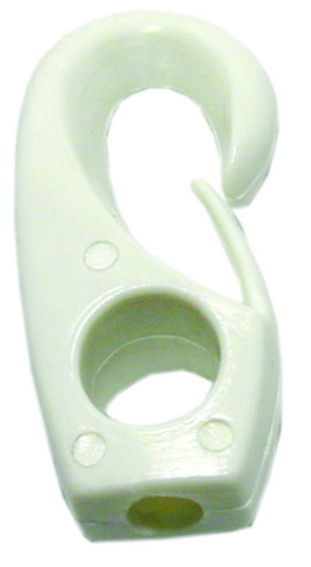 PLASTİK HALAT KLİPSİ 10 MM BEYAZ