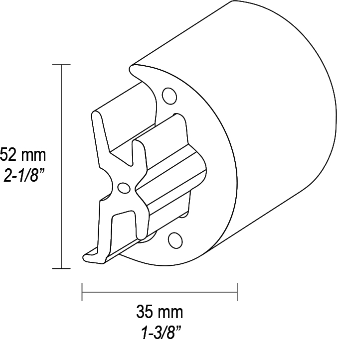TESSİLMARE RADİAL ALT GÖVDE 52 MM