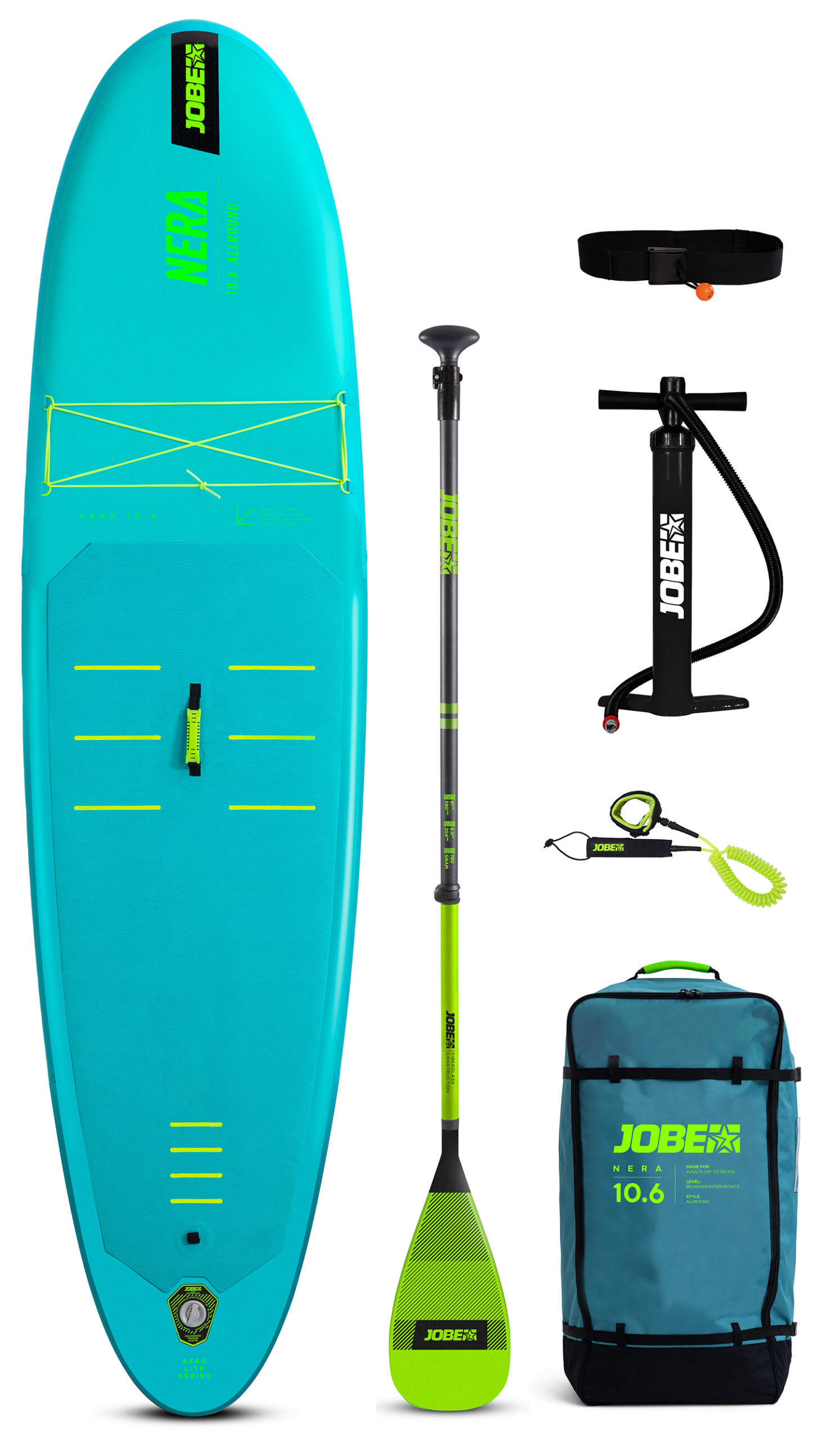 JOBE NERA SUP BOARD 10.6 SETİ YEŞİL 320X81X15 CM