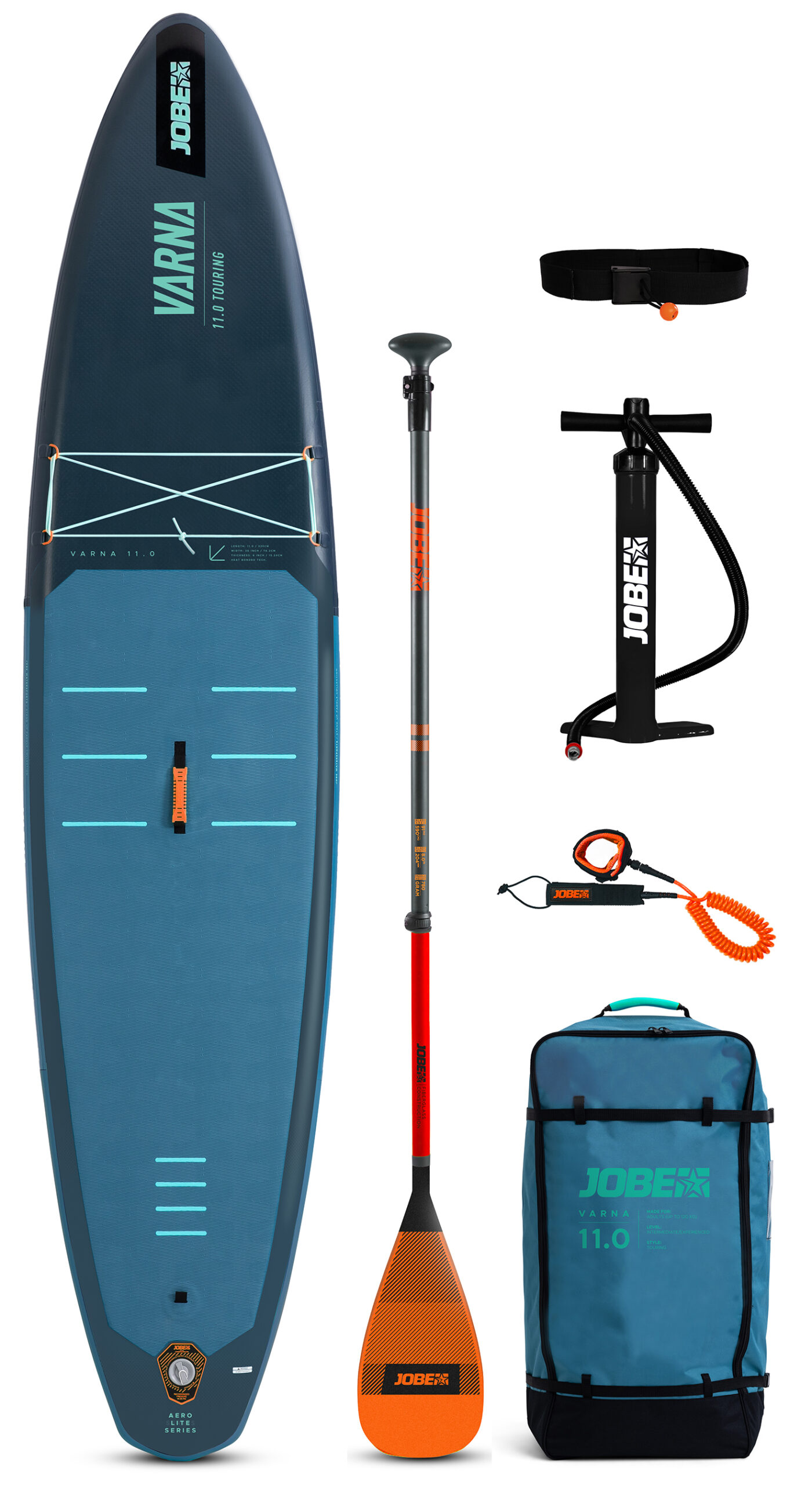 JOBE VARNA SUP BOARD 11.0 SETİ MAVİ 335X76X15 CM