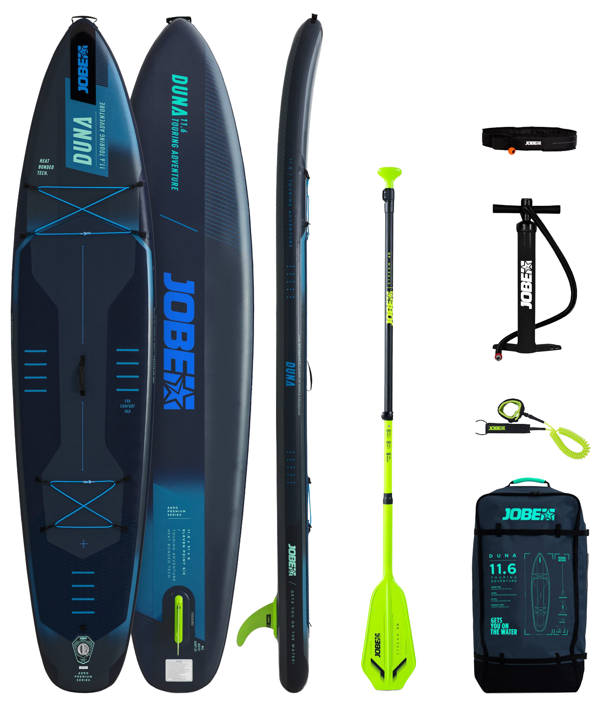 JOBE DUNA SUP BOARD SETİ 11.6 MAVİ 350X79X15 CM